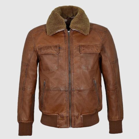 Men’s AIR Force Fur Collar Bomber jacket