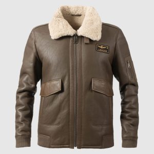 B3 Bomber Maverick Lambskin Leather Jacket