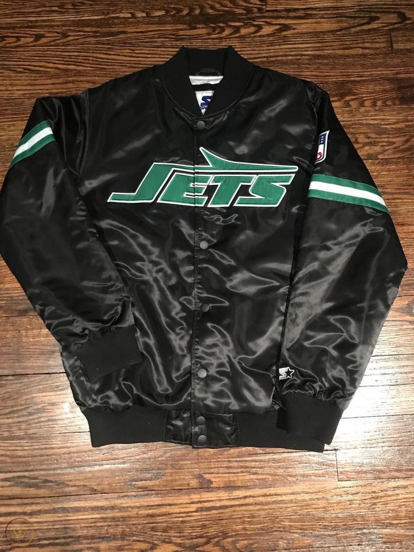 jets leather jacket