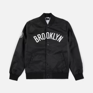 NBA Brooklyn Nets Wordmark Varsity Jacket