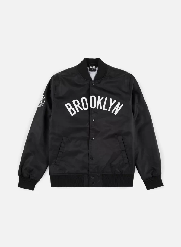 NBA Brooklyn Nets Wordmark Varsity Jacket