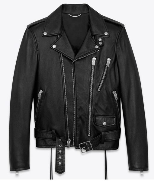 Blood Luster Motorcycle Black Leather Jacket
