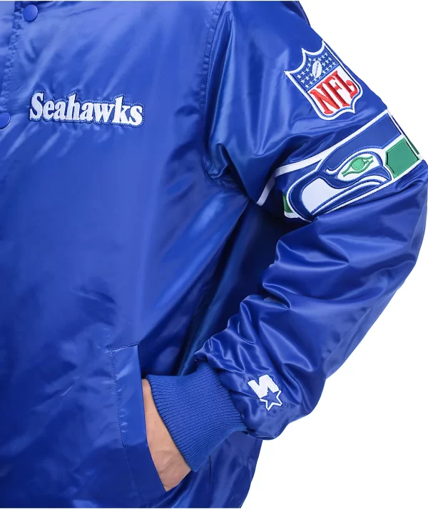 Starter Seattle Seahawks Limited Edition London Game Bomber Jacket
