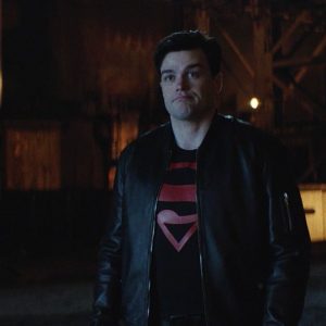 Superboy Joshua Orpin Black Leather Jacket