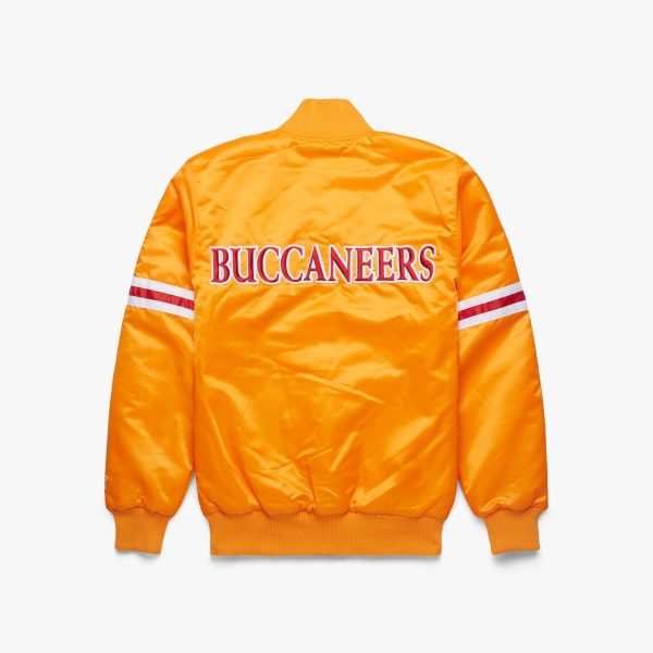 American Football Team Tampa Bay Buccaneers Satin Bomber Jacket - Orange