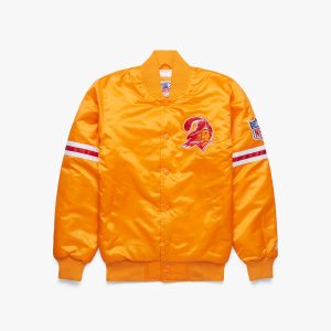 NFL Tampa Bay Buccaneers Satin Bomber Jacket - Orange