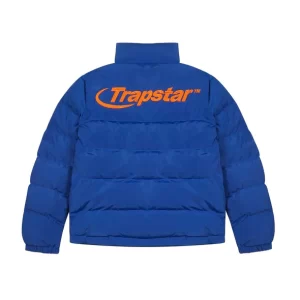 Trapstar Hyperdrive Puffer Jacket - Blue / Orange