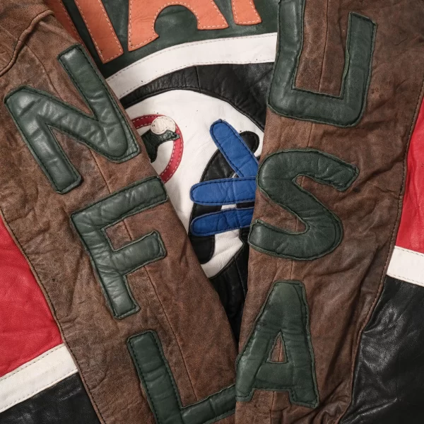 Vintage Miami Dolphins Leather Jacket