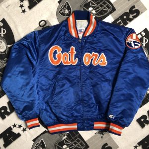 Vintage 80s Florida Gators Starter Bomber Jacket