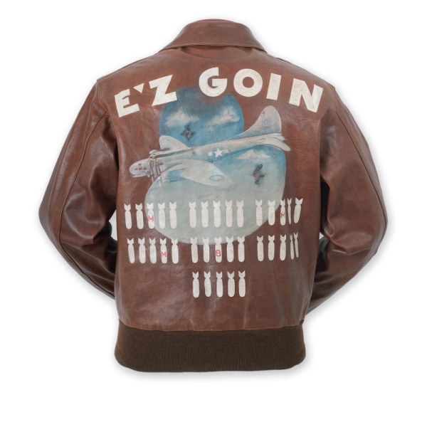 100th Bomb Group 'EZ GOIN' A2 Flight Leather Jacket