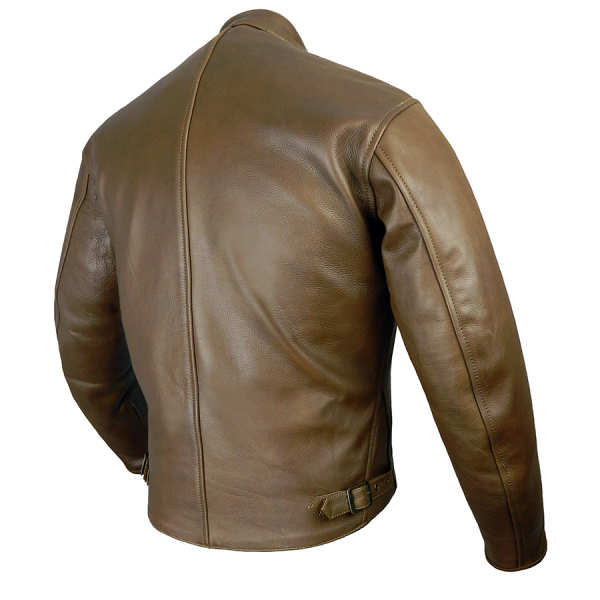 Antique Brown Retro Leather Jacket