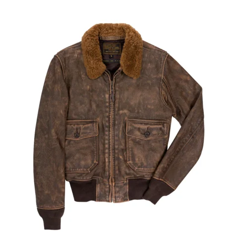 Avenger G-1 Bomber Tanned Goatskin Leather Jacket