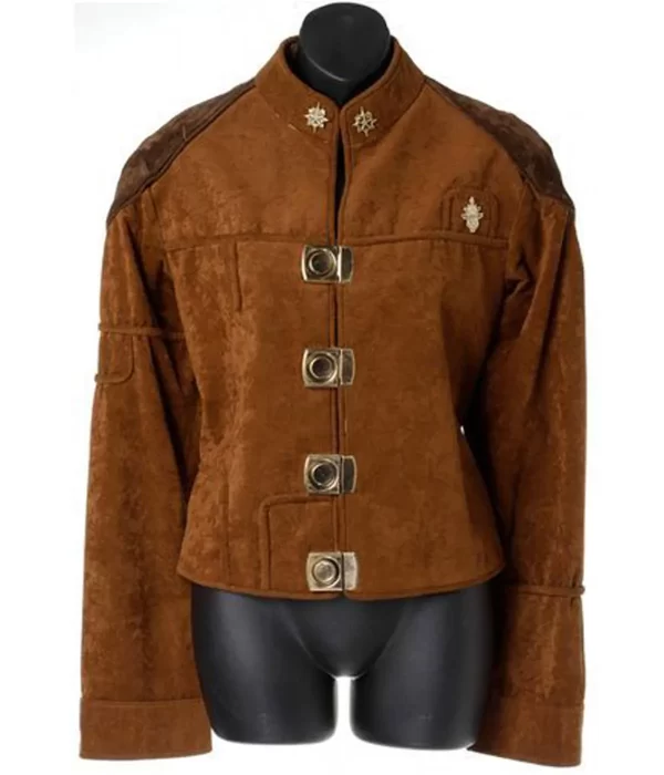 Battlestar Galactica Colonial Viper Pilot Brown Costume Jacket
