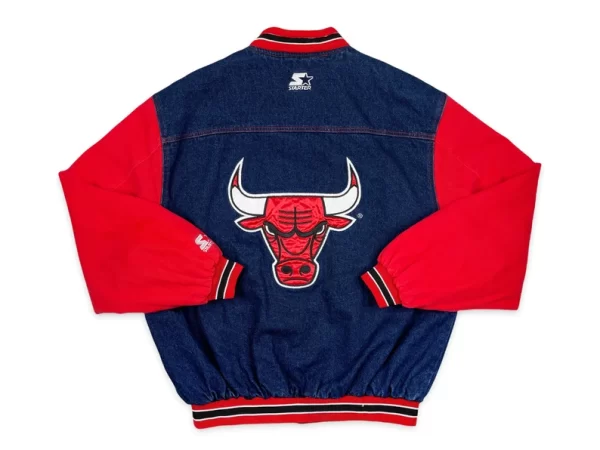 NBA 90s Starter Chicago Bulls Denim Jacket