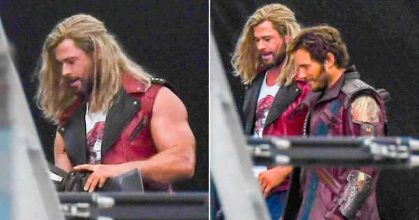 Chris Hemsworth Thor Love and Thunder 2022 Leather Vest