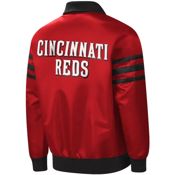 Starter Cincinnati Reds The Captain II Full-Zip Varsity Jacket