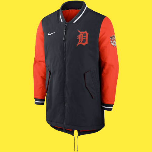 Men's Detroit Tigers Nike Navy Dugout Performance Full-Zip Jacket