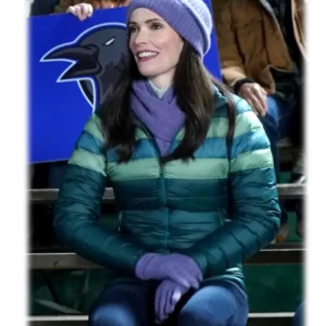Elizabeth Tulloch Superman and Lois S02 Green Puffer Jacket