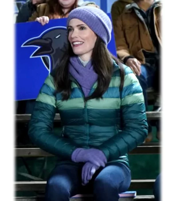 Elizabeth Tulloch Superman and Lois S02 Green Puffer Jacket