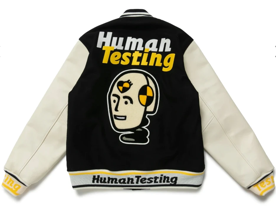 Human Made x ASAP Rocky Human Testing Varsity Jacket - A2 Jackets