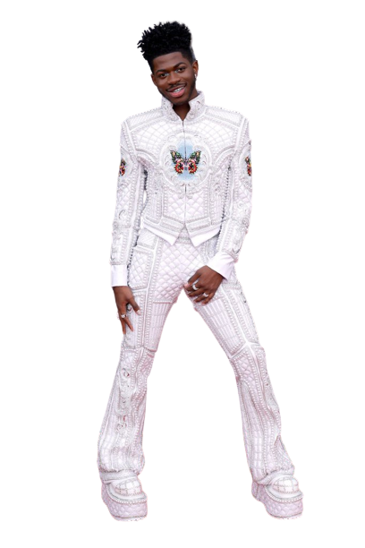 Lil Nas X White Butterfly jacket