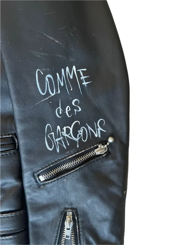 Comme Des Garçons Leather Jacket - Black
