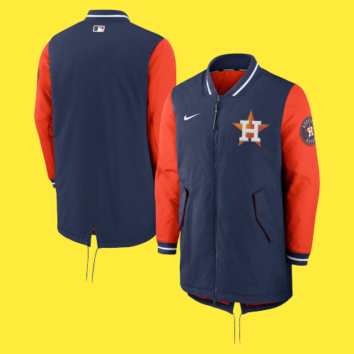 Men's Houston Astros Dugout Performance Full-Zip Jacket