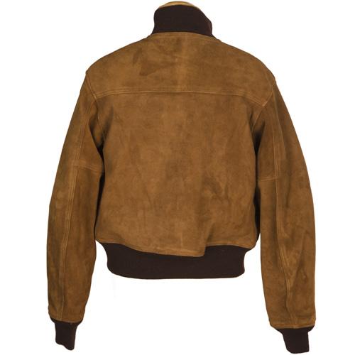 A-1 Suede Leather Flight Bomber Jacket
