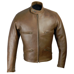 Antique Brown Retro Leather Jacket