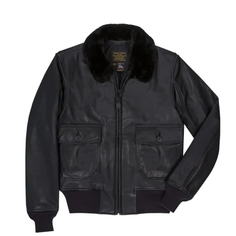 Men's G-1 Flight Black Bomber Jacket