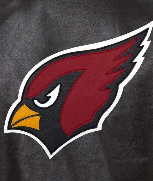 Arizona Cardinals Logo Leather Jacket