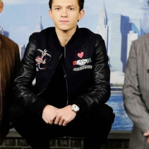 NYC Photocall Fashion Tom Holland Jacket