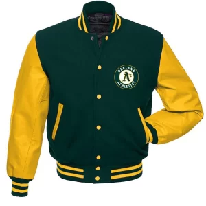 Oakland Athletics MLB Letterman Jacket