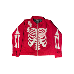 “TDDUP” Red Skeleton Jacket