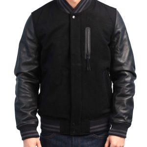 Top Boy Ashley Walters Black Varsity Jacket