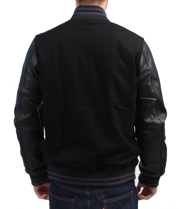 Top Boy Dushane Black Varsity Jacket