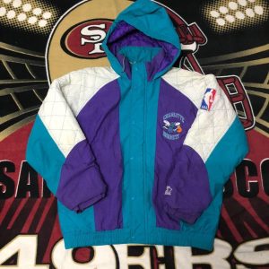 Vintage Charlotte Hornets Starter Jacket