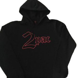 Vlone 2Pac Black Hoodie