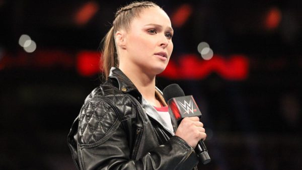 Ronda Rousey WWE WrestleMania 38 Black Cropped Leather Jacket