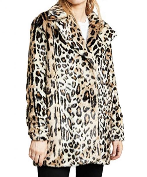 Women's Cheetah Print Coat