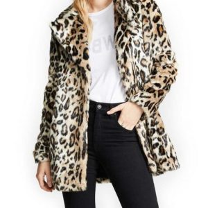 Women's Cheetah Print Coat