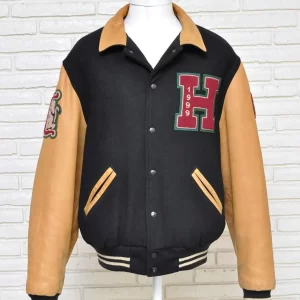 Howard University HBCU Black and Brown Letterman Jacket