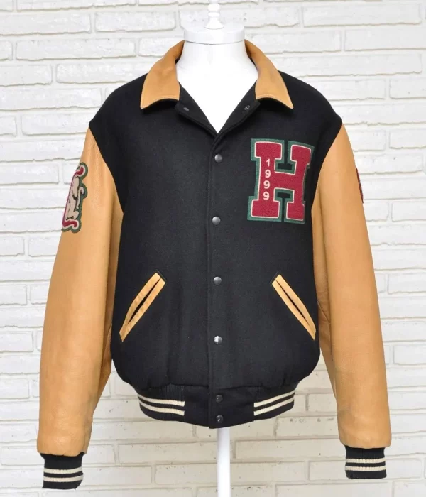 Howard University HBCU Black and Brown Letterman Jacket