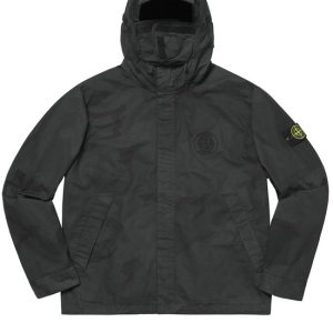 401S4 BRUSHED COTTON 2C CAMO-OVD STONE ISLAND FOR SUPREME