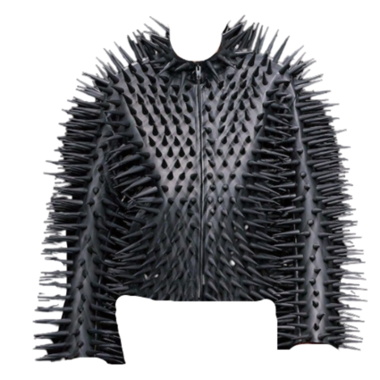 Spiked Balenciaga Jacket