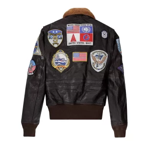 Top Gun 2 G-1 Flight Bomber Leather Jacket