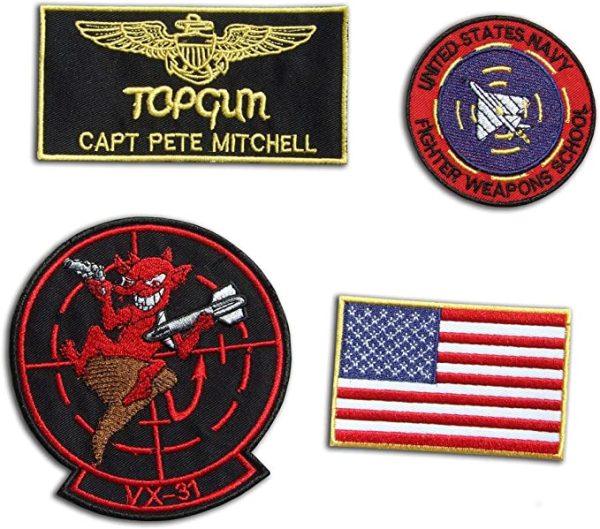 Captain Pete Mitchell Patches Collection