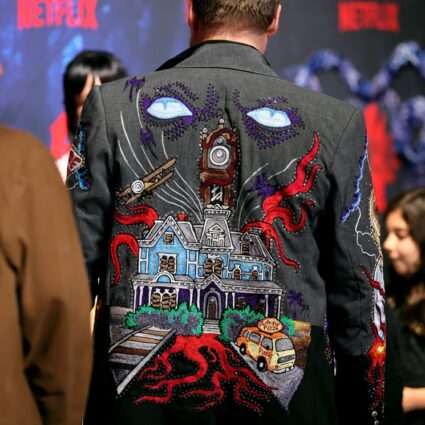 David Harbour Stranger Thing S04 World Premiere Jacket