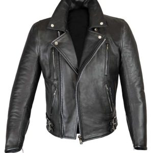 Black Elite Patrol Classic Leather Jacket