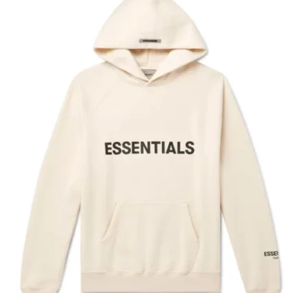 Essentials Pullover White Hoodie